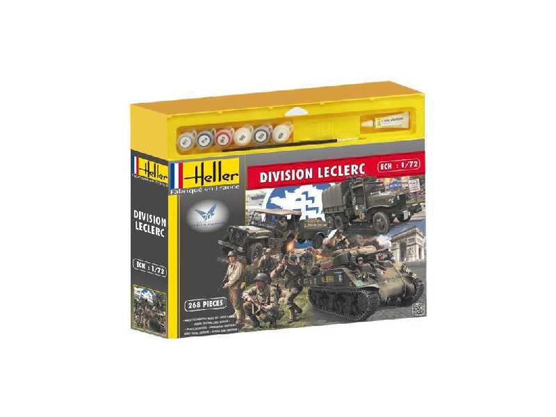 Division Leclerc set w/Paints and Glue - image 1