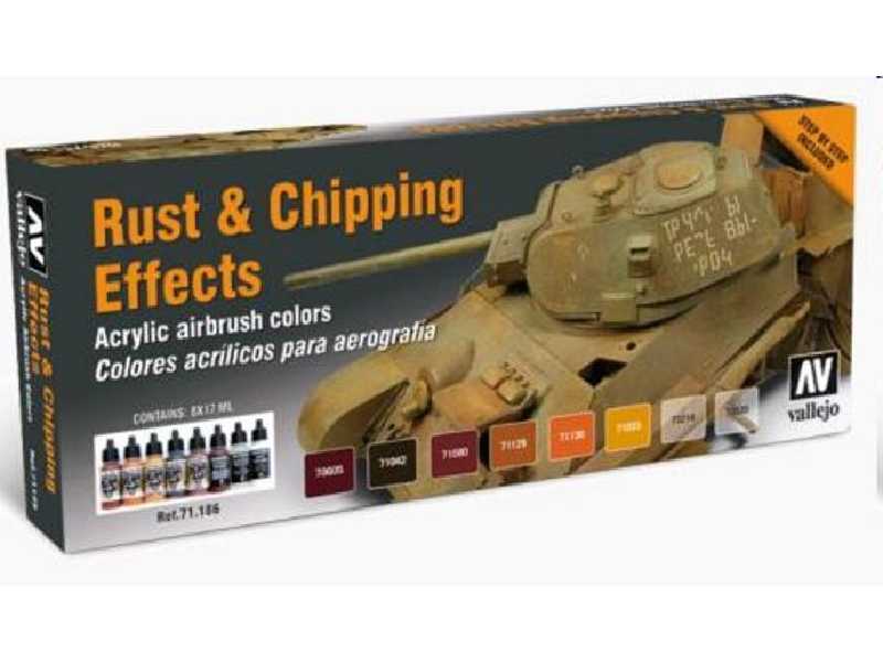 Model Air Color Set - Rust & Chipping Effects - 8 units - image 1