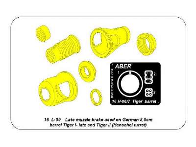 Late muzzle brake used on German 8,8cm barrel Tiger I - image 17