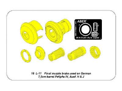 Final muzzle brake used on German 7,5cm barrel PzKpfw.IV - image 7