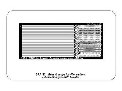 Belts and straps for rifle, carbine, submachine guns with buck - image 7