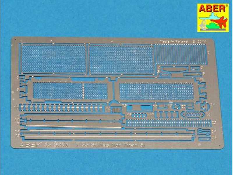 Grilles for Russian tank T-55 also Tiran 5  - image 1