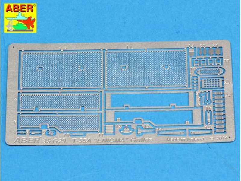 Grilles for Russian Tank T-55A also for T-55 Enigma - image 1