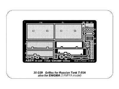 Grilles for Russian Tank T-55A also for T-55 Enigma - image 8