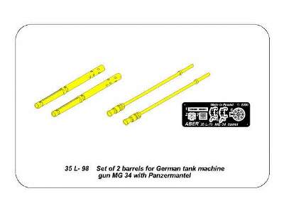 2 barrels for German tank machine gun MG 34 with Panzermantel - image 8