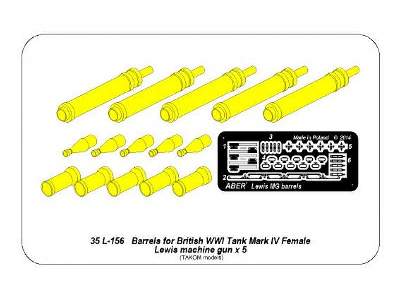 Barrels for British WWI Tank Mark IV – Female   - image 11