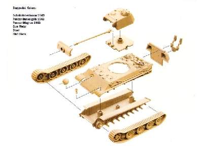 Pz. Kpfw. V Panther Ausf. G - 2 fast assembly kits  - image 2