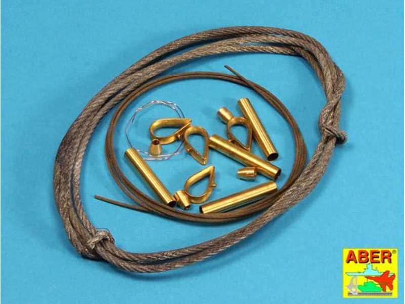 Tow cables and track cable with brackets used on Tiger I, King T - image 1
