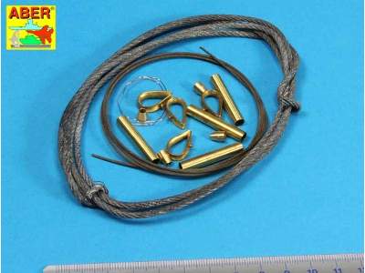 Tow cables and track cable with brackets used on Tiger I, King T - image 2