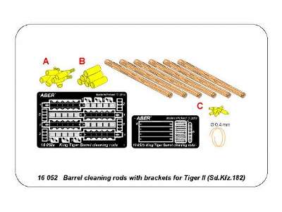 Barrel cleaning rods with brackets for Tiger II   - image 13