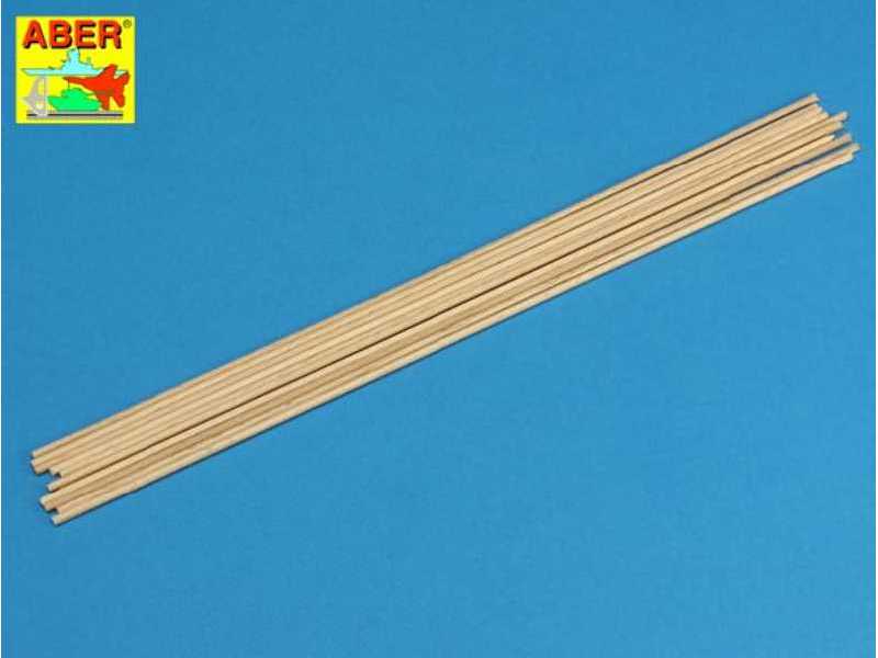 Wood round rods dia. 2,00 mm lenght 245 mm x 10 pcs.  - image 1