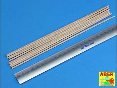 Wood round rods dia. 3,00 mm lenght 245 mm x 10 pcs.  - image 2