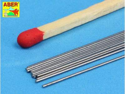 Steel round rods dia. 0,5mm length 250mm x12 pcs.  - image 2