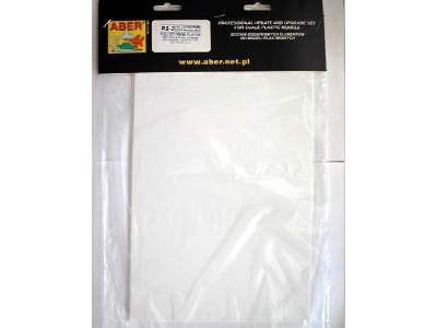 White polystyrene plates 195 x 315 x 0.25 - 5 pieces - image 1