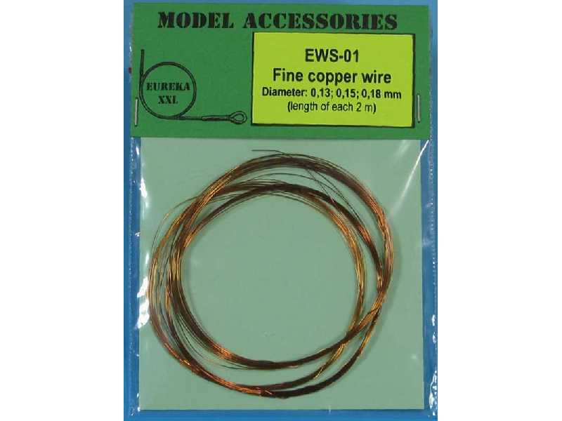 Fine copper wire Diameter: 0,13; 0,15; 0,18 - image 1