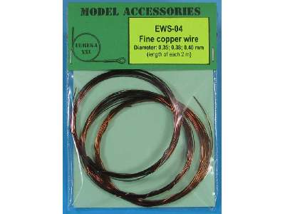 Fine copper wire Diameter: 0,35; 0,38; 0,40 - image 1
