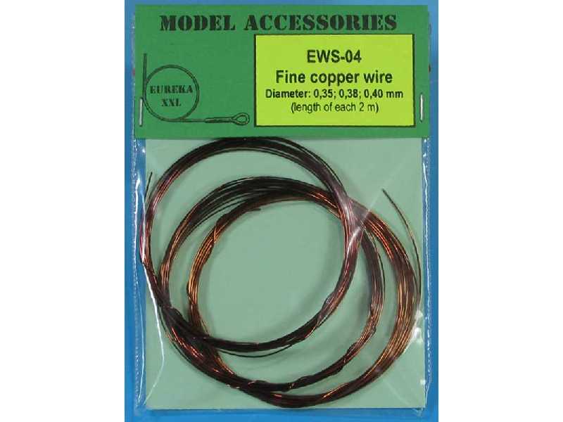 Fine copper wire Diameter: 0,35; 0,38; 0,40 - image 1