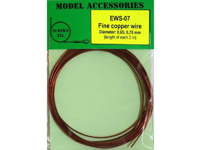 Fine copper wire Diameter: 0,65; 0,70 - image 1