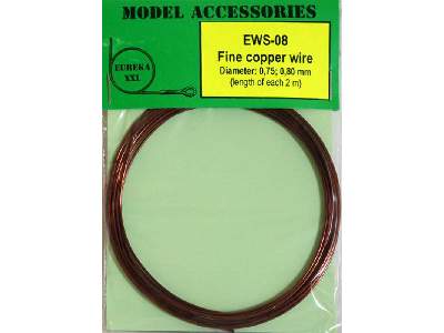 Fine copper wire Diameter: 0,75; 0,80 - image 1
