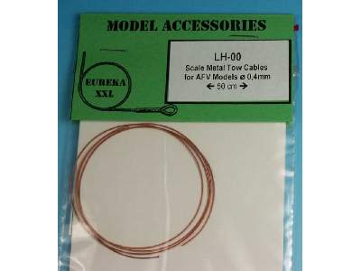 Eureka XXL 1/72 LH-04 1.1mm Metal wire rope for AFV Kits 1/48 scale 1/35 