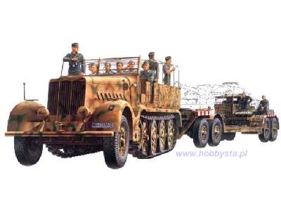 German 18 Ton Heavy Half-Track Famo and Tank Transporter Sd.Ah.1 - image 1
