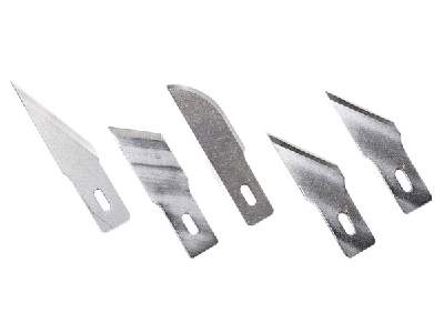 Assorted Heavy Duty Blades - 5pcs. 1 - #2, #19, #22 & 2 - #24 - image 1