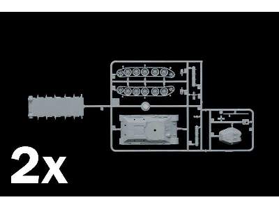 T-34/76 m42 tank - 2 fast assembly models - image 5