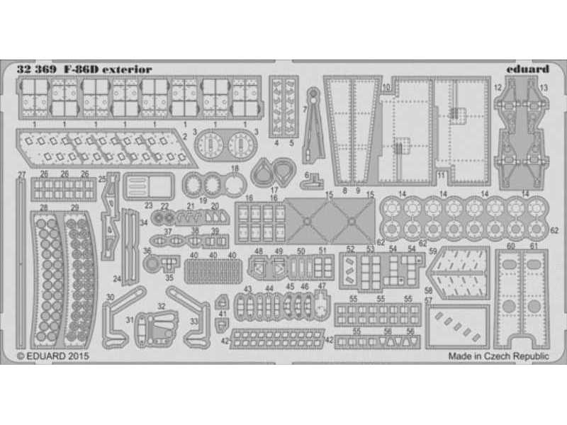 F-86D exterior 1/32 - Kitty Hawk - image 1