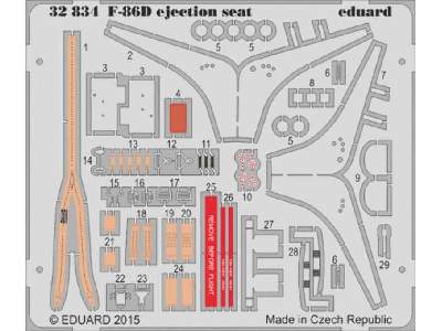 F-86D ejection seat 1/32 - Kitty Hawk - image 1