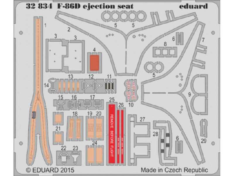 F-86D ejection seat 1/32 - Kitty Hawk - image 1 F-86D ejection seat 1/32 - Kitty Hawk - image 1