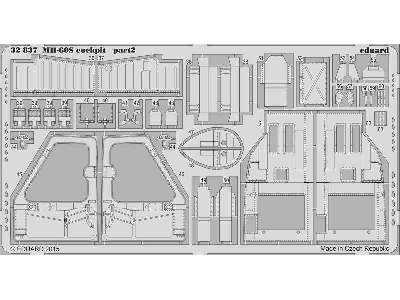 MH-60S cockpit S. A. 1/35 - Academy Minicraft - image 2