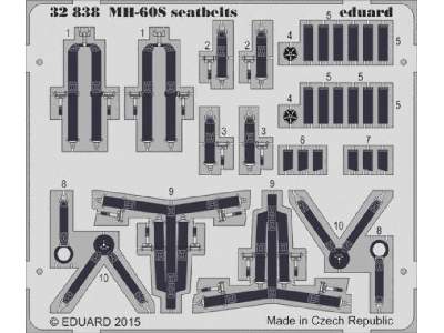 MH-60S seatbelts 1/35 - Academy Minicraft - image 1