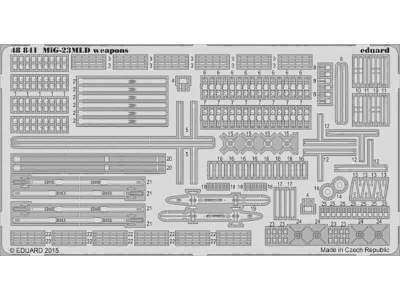 MiG-23MLD weapons 1/48 - Trumpeter - image 1