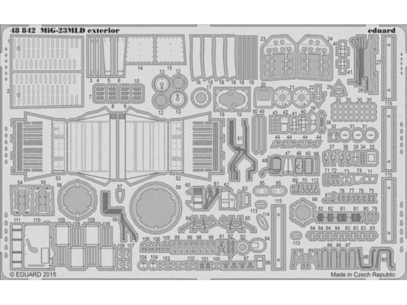 MiG-23MLD exterior 1/48 - Trumpeter - image 1