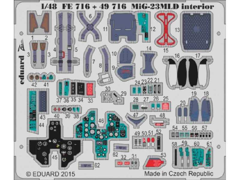 MiG-23MLD S. A. 1/48 - Trumpeter - image 1