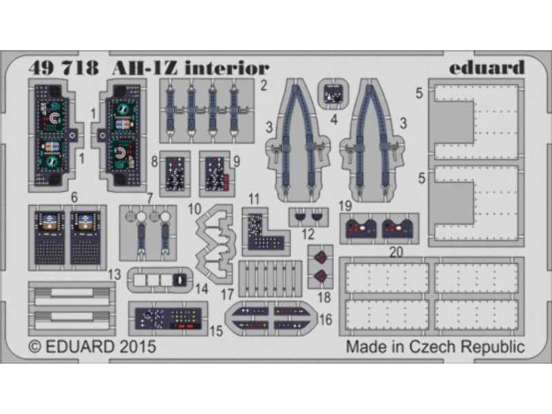 AH-1Z interior S. A. 1/48 - Kitty Hawk - image 1