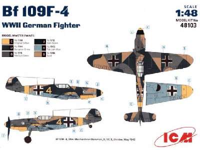 Messerschmitt Bf 109F-4 - WWII German Fighter  - image 2