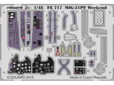 MiG-21PF  Weekend 1/48 - Eduard - image 1