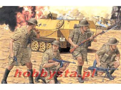 Figures British 8th Army Infantry EI Alamein 1942  - image 1