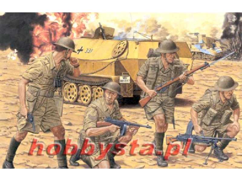 Figures British 8th Army Infantry EI Alamein 1942  - image 1