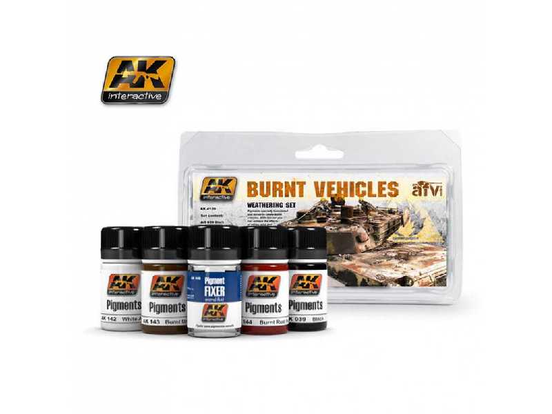 Burnt Vehicles Set - image 1