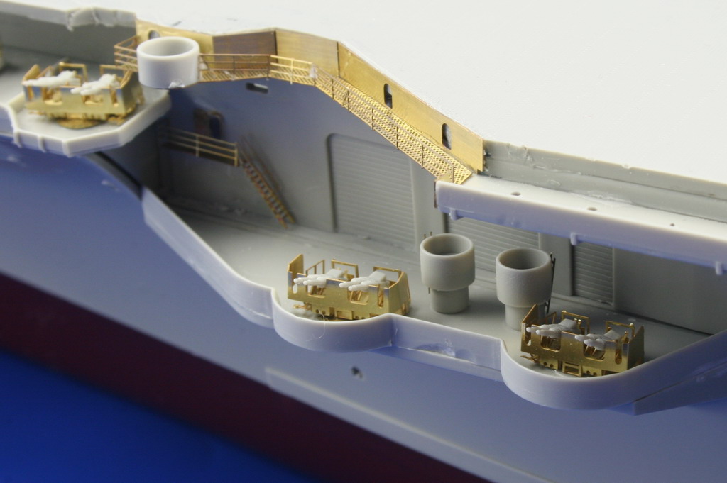 Eduard 53030 1//350 Ship upgrade details for USS Ticonderoga CV14 for Trumpeter