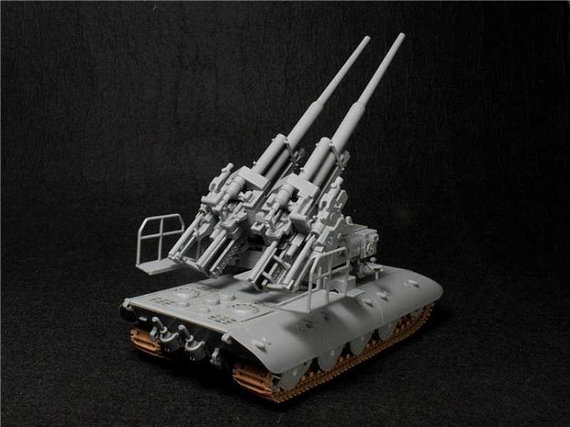 ModelCollect 1//72 UA-72097 WWII German E-100 Heavy Tank w//128mm Flak 40 Zwilling