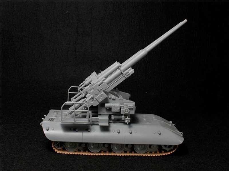 ModelCollect 1//72 UA-72097 WWII German E-100 Heavy Tank w//128mm Flak 40 Zwilling