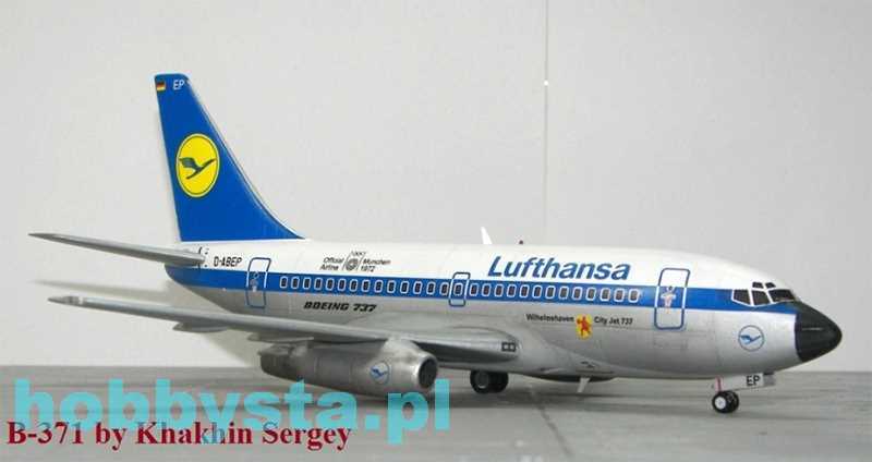 Eastern Express 1//144 Boeing 737-100 Lufthansa Civil Airliner