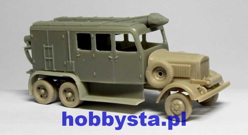 LG 3000 Funkmastkraftwagen Kfz.301 in 1//72 von MAC