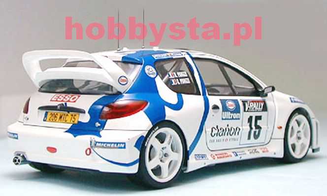 Tamiya Automotive Model 1//24 Car Peugeot 206 WRC Scale Hobby 24221